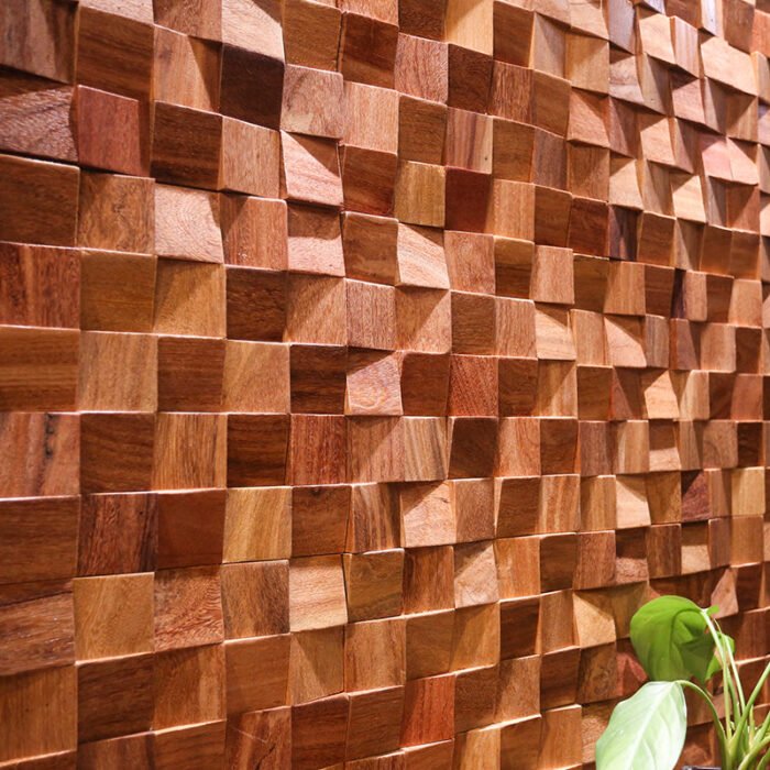 Mosaico de pared de madera DIY, moderno, ligero y lujoso - BEJUSTSIMPLE