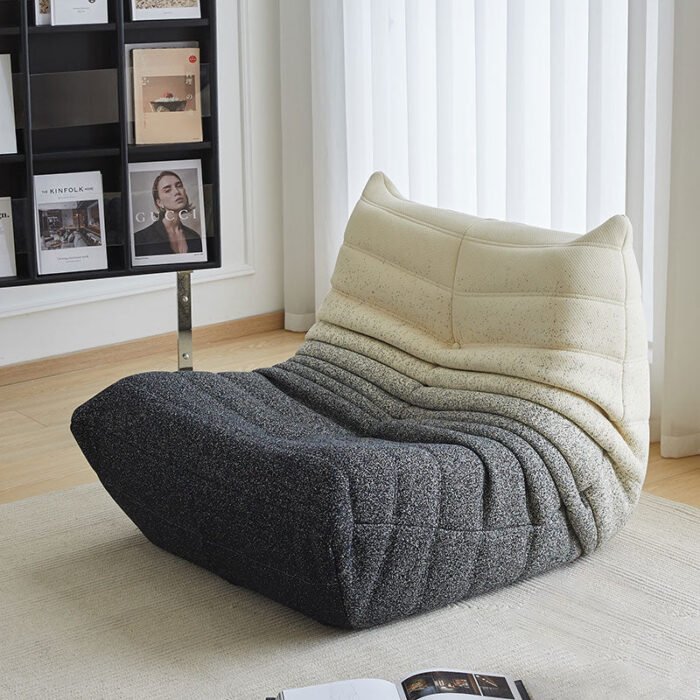 Caterpillar sofa living room balcony lazy single leisure sofa chair TOGO freehand space light luxury modern double BEJUSTSIMPLE