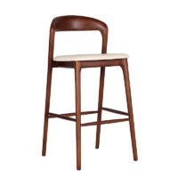 Solid wood bar chair | RAMON - BEJUSTSIMPLE