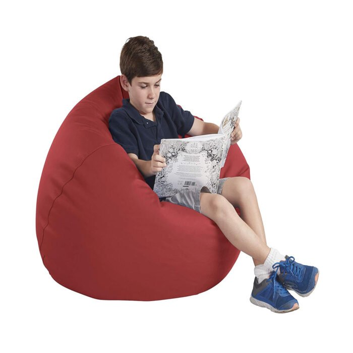 Socios directos de fábrica 10478-RD SoftScape Classic - Sillón puf infantil de 89 cm, color rojo (chinaatoday)