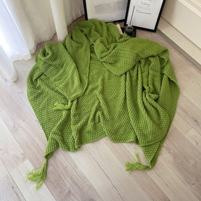 Nordic knitted office nap sofa blanket - BEJUSTSIMPLE