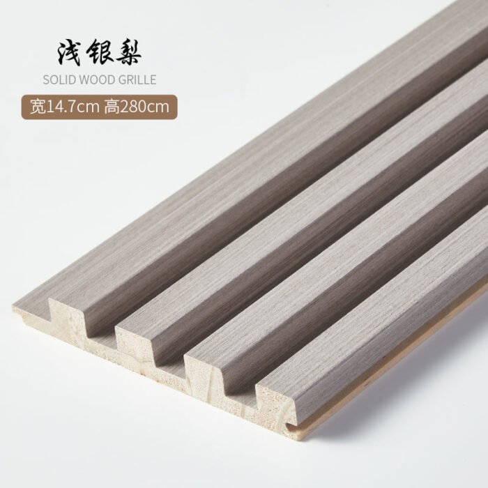 Paneles de listones de madera 280 x 14,5 cm - Revestimiento de pared 3D (juego de 6) - BEJUSTSIMPLE