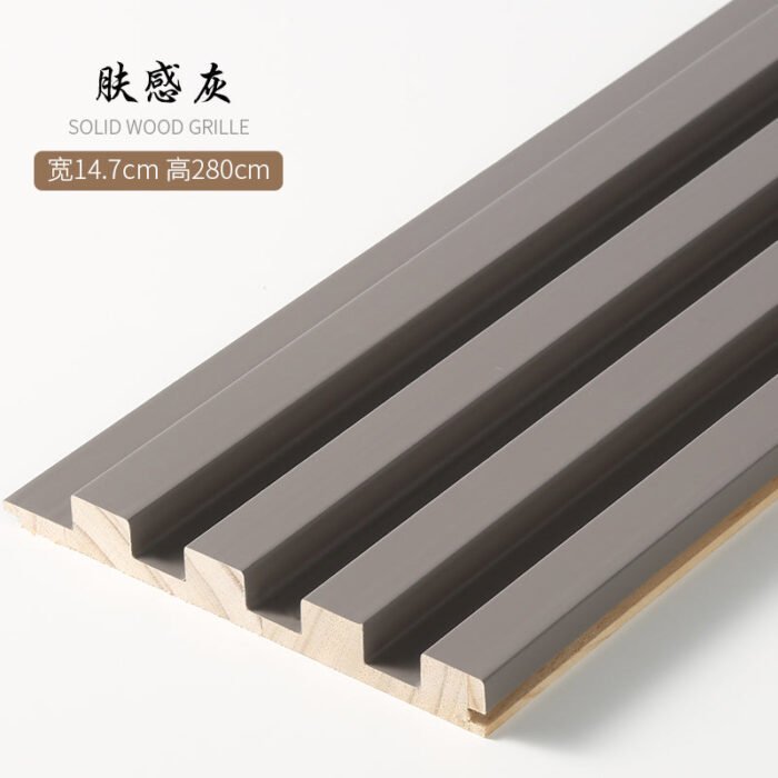 Paneles de listones de madera 280 x 14,5 cm - Revestimiento de pared 3D (juego de 6) - BEJUSTSIMPLE