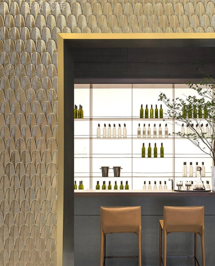 FYLLO FEATHERS MOSAIC Restaurant de luxe - BEJUSTSIMPLE