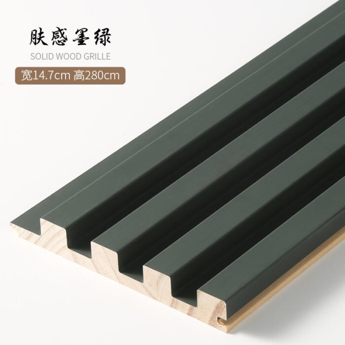 Paneles de listones de madera 280 x 14,5 cm - Revestimiento de pared 3D (juego de 6) - BEJUSTSIMPLE