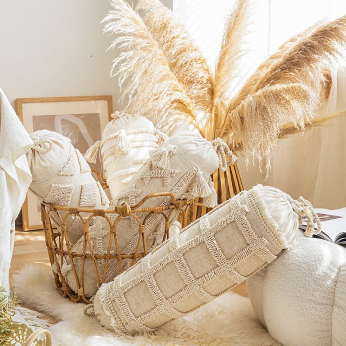 Cojín para sofá de salón de estilo étnico bohemio - BEJUSTSIMPLE