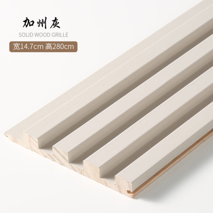Paneles de listones de madera 280 x 14,5 cm - Revestimiento de pared 3D (juego de 6) - BEJUSTSIMPLE