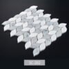 Mosaico de mármol natural en forma de hojas - BEJUSTSIMPLE