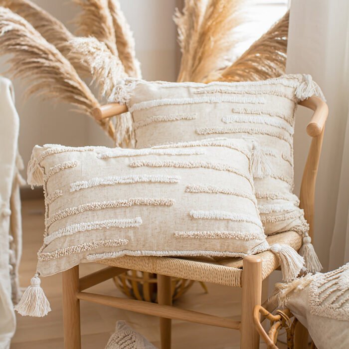 Cojín para sofá de salón de estilo étnico bohemio - BEJUSTSIMPLE
