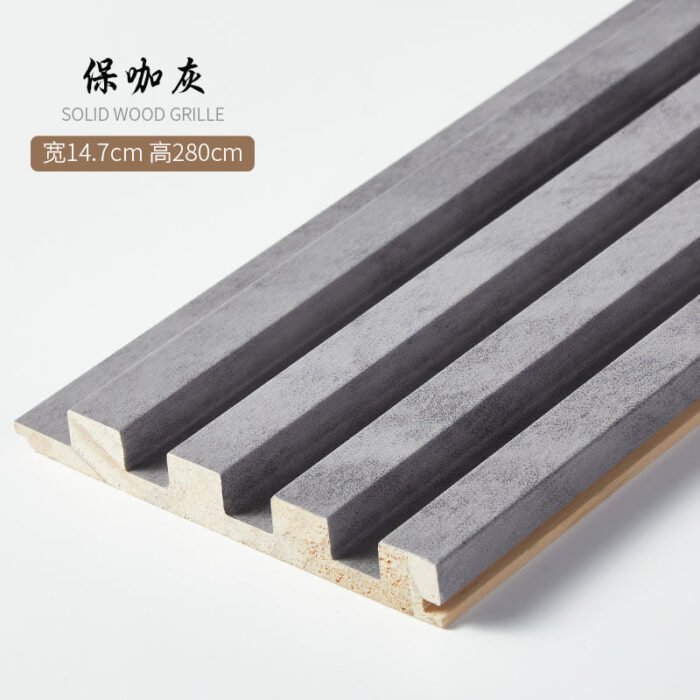 Paneles de listones de madera 280 x 14,5 cm - Revestimiento de pared 3D (juego de 6) - BEJUSTSIMPLE