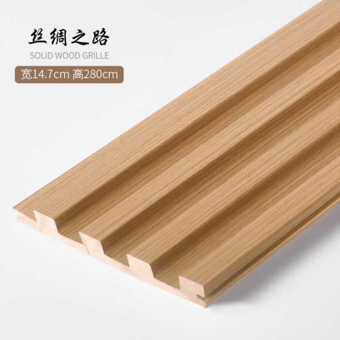 Paneles de listones de madera 280 x 14,5 cm - Revestimiento de pared 3D (juego de 6) - BEJUSTSIMPLE
