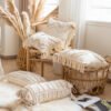Cojín para sofá de salón de estilo étnico bohemio - BEJUSTSIMPLE