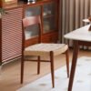 Niels Møller silla de comedor silla de ratán retro - BEJUSTSIMPLE