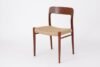 Niels Møller silla de comedor silla de ratán retro - BEJUSTSIMPLE