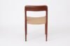 Niels Møller silla de comedor silla de ratán retro - BEJUSTSIMPLE